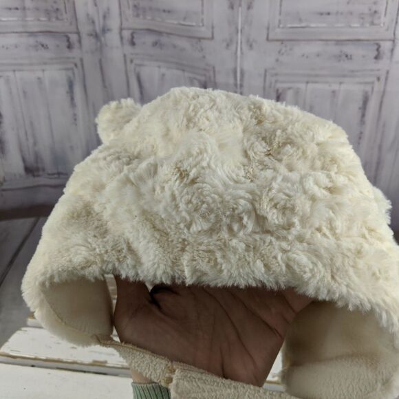 Childrens Place winter bear warm hat white 12-18 m - Picture 4 of 5